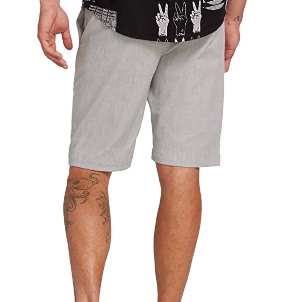 Volcom Chino Shorts in Light Gray